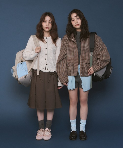Casselini(キャセリーニ)の「【JUMELLE × Casselini】マザーズバッグ(バックパック/リュック・レディース・ブラック/ベージュ・FREE)」の8枚目の写真