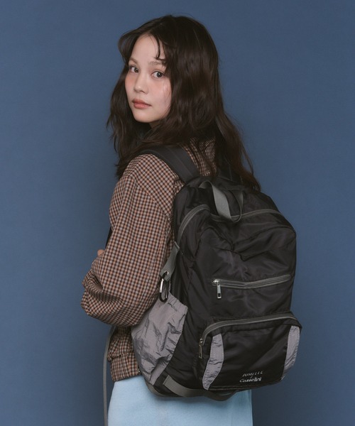 Casselini(キャセリーニ)の「【JUMELLE × Casselini】マザーズバッグ(バックパック/リュック・レディース・ブラック/ベージュ・FREE)」の11枚目の写真