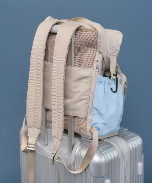Casselini(キャセリーニ)の「【JUMELLE × Casselini】マザーズバッグ(バックパック/リュック・レディース・ブラック/ベージュ・FREE)」の20枚目の写真