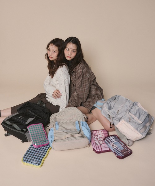 Casselini(キャセリーニ)の「【JUMELLE × Casselini】マザーズバッグ(バックパック/リュック・レディース・ブラック/ベージュ・FREE)」の12枚目の写真