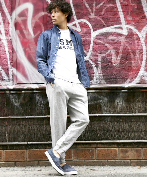 Denime（ドゥニーム）の「ヘビースウェットジョガーパンツ（その他パンツ・メンズ・ホワイト/グレー/ネイビー・LARGE/X-LARGE/MEDIUM）」の20枚目の写真