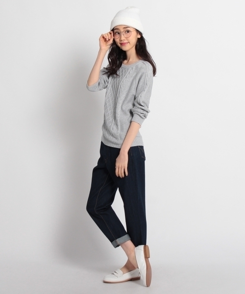 SHOO・LA・RUE(シューラルー)の「EDWIN別注 ボーイフレンドデニム(デニムパンツ・レディース・ブルー系1/ブルー・03/02/01)」の10枚目の写真