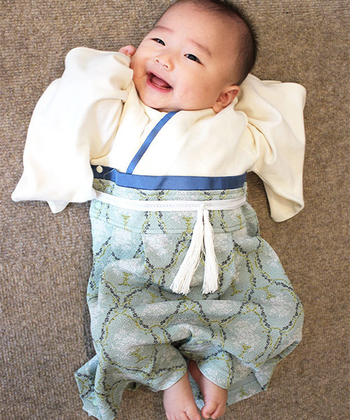 ベビー袴 ロンパース ダマスク柄(着物)|SweetMommy(スウィートマミー) ベビー袴 ロンパース ダマスク柄(着物)|SweetMommy(スウィートマミー)