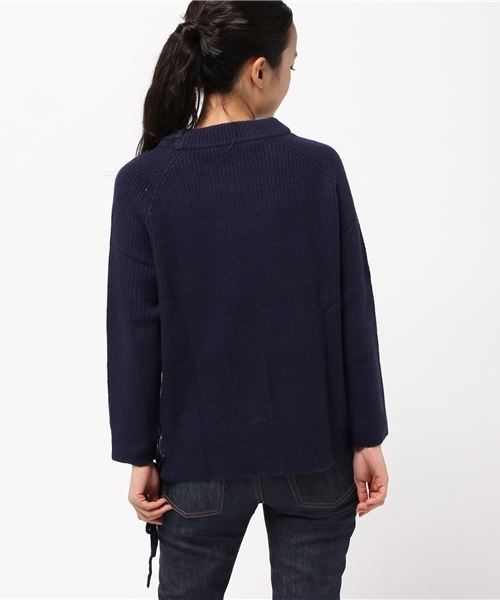 ba&sh(バッシュ)の「ba&sh サイドレースアップニット(ニット/セーター・レディース・グレー/ピンク/ネイビー・0)」の6枚目の写真