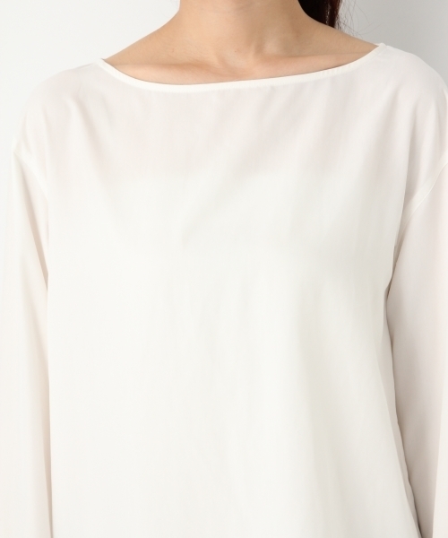 A part by（アパートバイ）の「パウダーシフォンフレアブラウス 739461 （シャツ/ブラウス・レディース・マスタード/ブラック/ホワイト・FREE）」の10枚目の写真