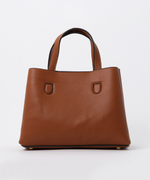 PLAIN CLOTHING（プレーンクロージング）の「スクエアハンドバッグ/ショルダーバッグ【PLAIN CLOTHING】（ショルダーバッグ・レディース・ネイビー/ブラック/グレー/レッド/キャメル・FREE）」の20枚目の写真