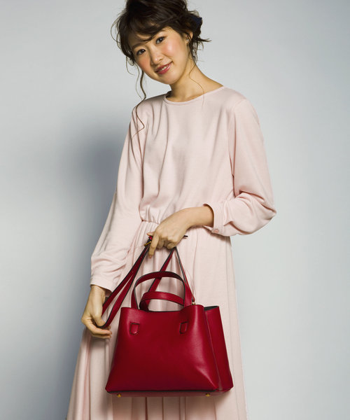 PLAIN CLOTHING（プレーンクロージング）の「スクエアハンドバッグ/ショルダーバッグ【PLAIN CLOTHING】（ショルダーバッグ・レディース・ネイビー/ブラック/グレー/レッド/キャメル・FREE）」の13枚目の写真