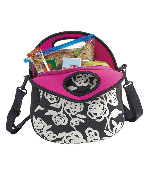 BUILT NY（ビルト　ニューヨーク）の「BUILT レリッシュバッグ ガーデンローズ ブラック&ホワイト ショルダー トート（ハンドバッグ・レディース・ブラック×ホワイト・ONE SIZE）」の2枚目の写真