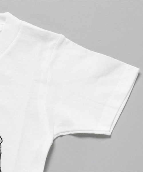 ONE CALIFORNIA DAY （ワンカリフォルニアデイ）の「ONE CALIFORNIA DAY CAL BEAR KIDS PRINT TEE（Tシャツ/カットソー・キッズ・ホワイト×ブラック/ホワイト×ネイビー・130cm/110cm/150cm）」の5枚目の写真