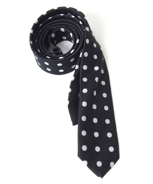 garsonwave（ギャルソンウェーブ）の「日本製 無地 チェック ストライプ 水玉 スリムタイ（ネクタイ・メンズ・ブラック/グレー/ブラック×グレー/ブラック×ホワイト/グレー系その他/ブルー系その他/レッド系その他/ドット/チェック/グレー系その他2/ブルー系その他2/ブルー系その他3/ブルー系その他4/ブルー系その他5/ブルー系その他6/Q/R/S/T/P/ブラック系その他/ブラック系その他2・F/FREE）」の3枚目の写真