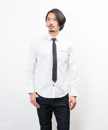 garsonwave（ギャルソンウェーブ）の「日本製 無地 チェック ストライプ 水玉 スリムタイ（ネクタイ）」