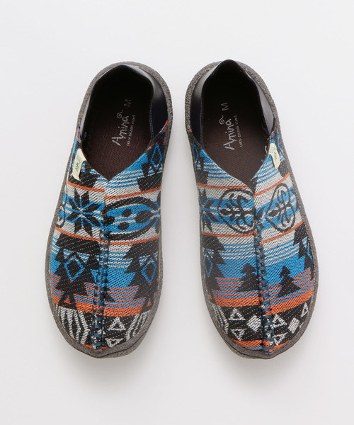 チャイハネ（チャイハネ）の「【チャイハネ】フォークロアスリッポン レディースサイズ（スリッポン・レディース・レッド/レインボー/ナチュラル/オレンジ系その他/ブルー/パープル/ネイビー/ブラック・MEDIUM/LARGE）」の10枚目の写真