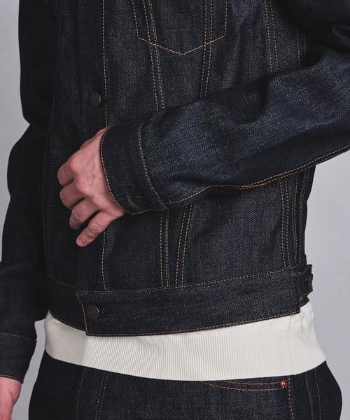 Scye（サイ）の「＜SCYE BASICS（サイベーシックス）＞ DENIM G-JKT（デニムジャケット・メンズ・ネイビー・40/38/36）」の10枚目の写真
