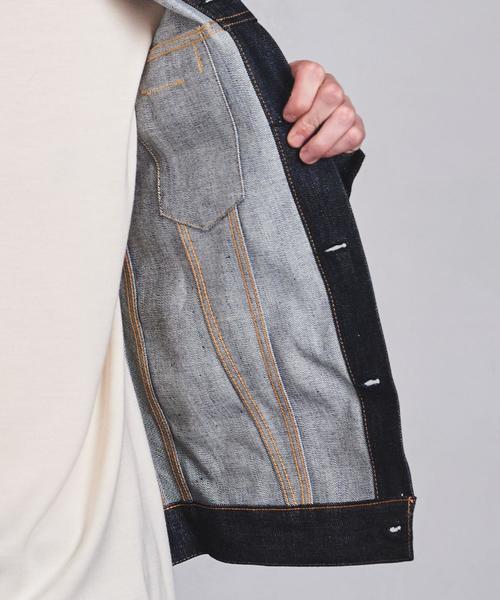 Scye（サイ）の「＜SCYE BASICS（サイベーシックス）＞ DENIM G-JKT（デニムジャケット・メンズ・ネイビー・40/38/36）」の12枚目の写真