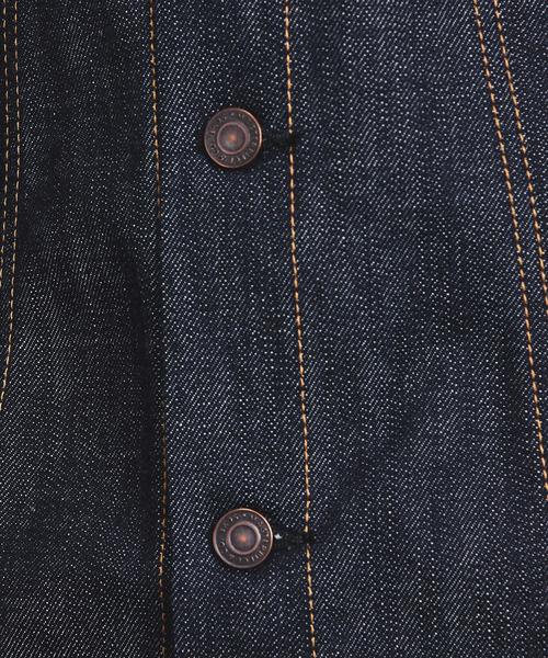Scye（サイ）の「＜SCYE BASICS（サイベーシックス）＞ DENIM G-JKT（デニムジャケット・メンズ・ネイビー・40/38/36）」の13枚目の写真