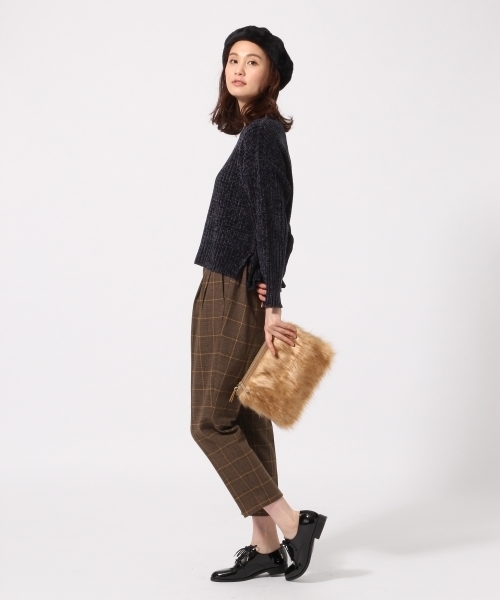 GLOBAL WORK(グローバルワーク)の「モールニットプルオーバー長袖/771978(ニット/セーター・レディース・ネイビー/グレー/ブルー/ピンク系その他/ホワイト/ベージュ・MEDIUM/LARGE/SMALL)」の10枚目の写真