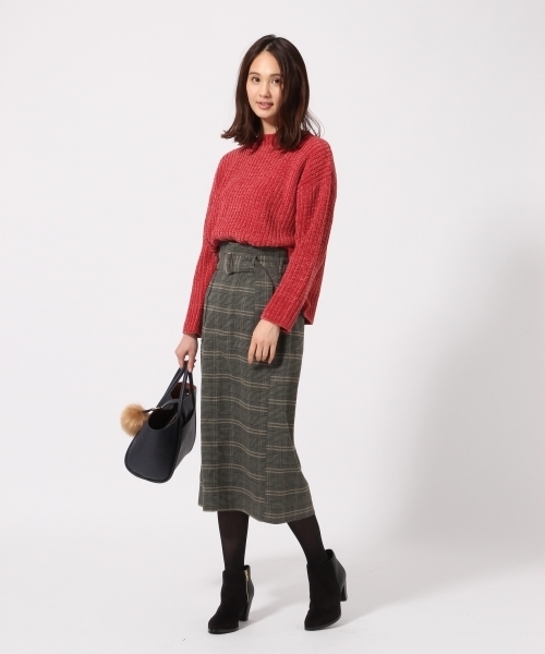 GLOBAL WORK(グローバルワーク)の「モールニットプルオーバー長袖/771978(ニット/セーター・レディース・ネイビー/グレー/ブルー/ピンク系その他/ホワイト/ベージュ・MEDIUM/LARGE/SMALL)」の12枚目の写真