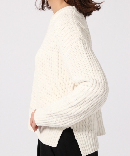 GLOBAL WORK(グローバルワーク)の「モールニットプルオーバー長袖/771978(ニット/セーター・レディース・ネイビー/グレー/ブルー/ピンク系その他/ホワイト/ベージュ・MEDIUM/LARGE/SMALL)」の16枚目の写真
