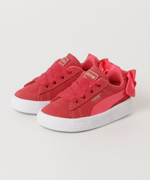 PUMA（プーマ）の「スウェード BOW AC インファント (KIDS)（スニーカー・キッズ・パープル/ピンク/ピンク系その他・12cm/13cm/14cm/15.0cm/16.0cm）」の3枚目の写真