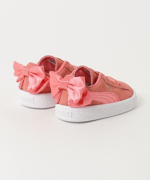 PUMA（プーマ）の「スウェード BOW AC インファント (KIDS)（スニーカー・キッズ・パープル/ピンク/ピンク系その他・12cm/13cm/14cm/15.0cm/16.0cm）」の4枚目の写真