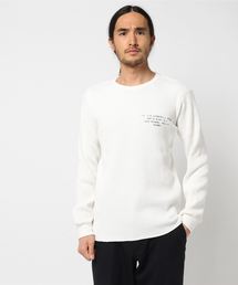 AVIREX | AVIREX/アヴィレックス/ L/S BIG WAFFLE CREW NECK T-SHIRT/ 長袖 ビッグワッフル クルーネック Tシャツ(Tシャツ/カットソー)