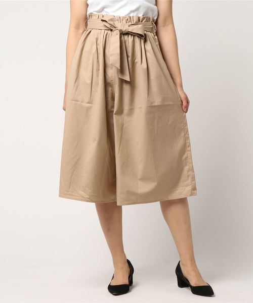 AMERICAN HOLIC（アメリカンホリック）の「ウエストフリルガウチョパンツ（その他パンツ・レディース・ピンク/グリーン/ベージュ/ブラック/ブルー系その他/その他28/ライトブルー/イエロー・FREE）」の3枚目の写真