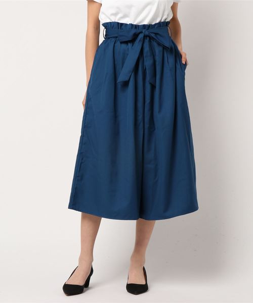 AMERICAN HOLIC（アメリカンホリック）の「ウエストフリルガウチョパンツ（その他パンツ・レディース・ピンク/グリーン/ベージュ/ブラック/ブルー系その他/その他28/ライトブルー/イエロー・FREE）」の5枚目の写真