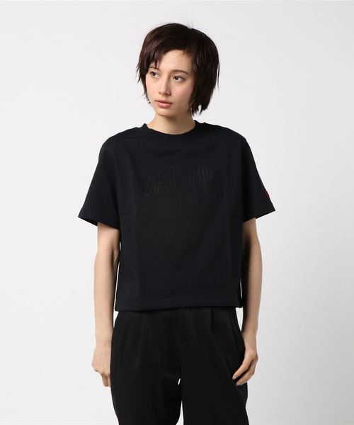 Calvin Klein Jeans（カルヴァンクラインジーンズ）の「ロゴスウェットシャツ（スウェット・レディース・ブラック/ホワイト/ピンク・MEDIUM/LARGE/SMALL/X-SMALL）」の3枚目の写真