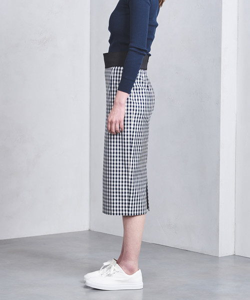 UNITED ARROWS（ユナイテッドアローズ）の「＜dahl'ia（ダリア）＞ ギンガムチェック タイトスカート◆（スカート・レディース・レッド/ネイビー・X-SMALL/SMALL）」の5枚目の写真
