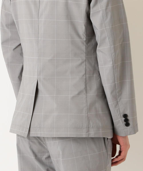 green label relaxing（グリーンレーベルリラクシング）の「CM ドライグレンプレイドM68 ジャケット ＜吸水速乾＞ ◆（テーラードジャケット・メンズ・ネイビー/グレー・M/XL/L/S）」の9枚目の写真