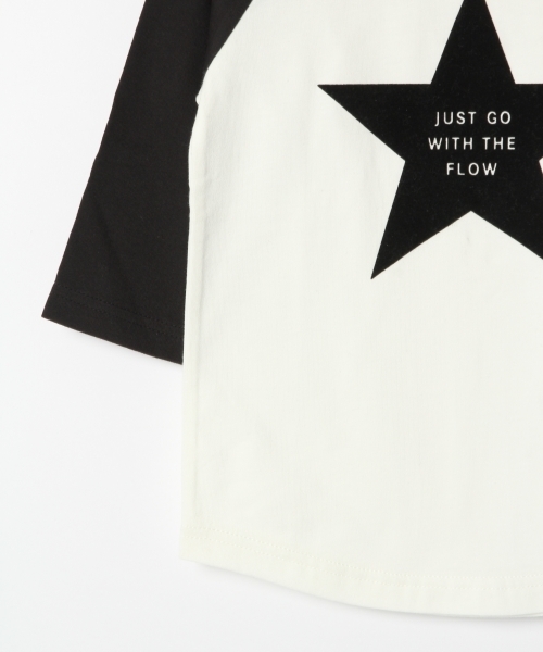 GLOBAL WORK（グローバルワーク）の「【キッズ】ラグランT/7分袖/778068（Tシャツ/カットソー・キッズ・ダークグレー/ライトピンク/ホワイト・LARGE/X-LARGE/MEDIUM/SMALL/XX-LARGE）」の6枚目の写真