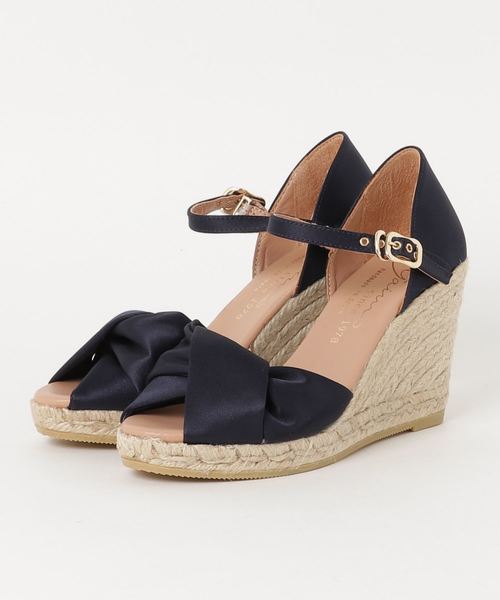 GAIMO（ガイモ）の「サテンターバンサンダル（サンダル・レディース・ベージュ/ネイビー/ピンク・38/39/37/35/36）」の6枚目の写真