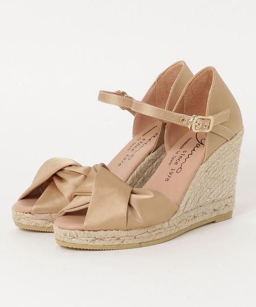 GAIMO（ガイモ）の「サテンターバンサンダル（サンダル・レディース・ベージュ/ネイビー/ピンク・38/39/37/35/36）」の7枚目の写真