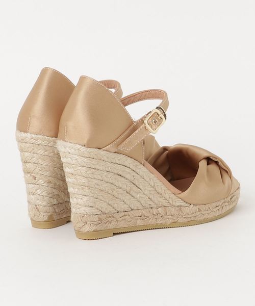 GAIMO（ガイモ）の「サテンターバンサンダル（サンダル・レディース・ベージュ/ネイビー/ピンク・38/39/37/35/36）」の4枚目の写真