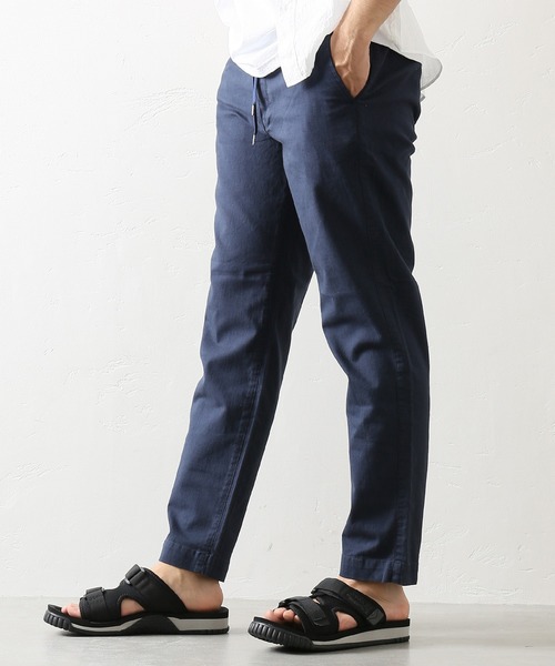 JOURNAL STANDARD relume(ジャーナルスタンダード レリューム)の「FLANDERS LINEN ウォッシャブルストレッチイージーパンツ#(その他パンツ・メンズ・スカイブルー/ベージュ/ネイビー/オリーブ/ブラウン系その他/キャメル・SMALL/MEDIUM/LARGE)」の6枚目の写真