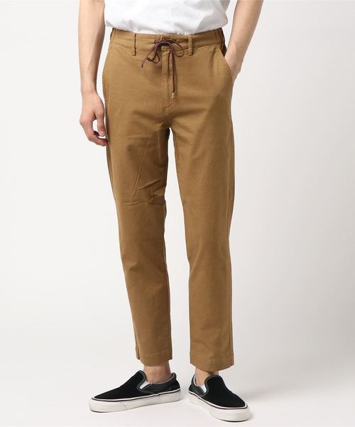 JOURNAL STANDARD relume(ジャーナルスタンダード レリューム)の「FLANDERS LINEN ウォッシャブルストレッチイージーパンツ#(その他パンツ・メンズ・スカイブルー/ベージュ/ネイビー/オリーブ/ブラウン系その他/キャメル・SMALL/MEDIUM/LARGE)」の9枚目の写真