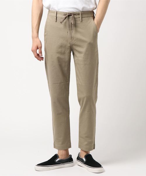 JOURNAL STANDARD relume(ジャーナルスタンダード レリューム)の「FLANDERS LINEN ウォッシャブルストレッチイージーパンツ#(その他パンツ・メンズ・スカイブルー/ベージュ/ネイビー/オリーブ/ブラウン系その他/キャメル・SMALL/MEDIUM/LARGE)」の10枚目の写真