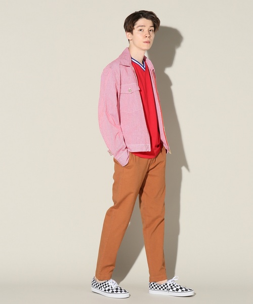 JOURNAL STANDARD relume(ジャーナルスタンダード レリューム)の「FLANDERS LINEN ウォッシャブルストレッチイージーパンツ#(その他パンツ・メンズ・スカイブルー/ベージュ/ネイビー/オリーブ/ブラウン系その他/キャメル・SMALL/MEDIUM/LARGE)」の15枚目の写真