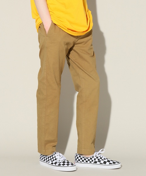 JOURNAL STANDARD relume(ジャーナルスタンダード レリューム)の「FLANDERS LINEN ウォッシャブルストレッチイージーパンツ#(その他パンツ・メンズ・スカイブルー/ベージュ/ネイビー/オリーブ/ブラウン系その他/キャメル・SMALL/MEDIUM/LARGE)」の21枚目の写真