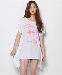 アシメMICKY Tシャツワンピース