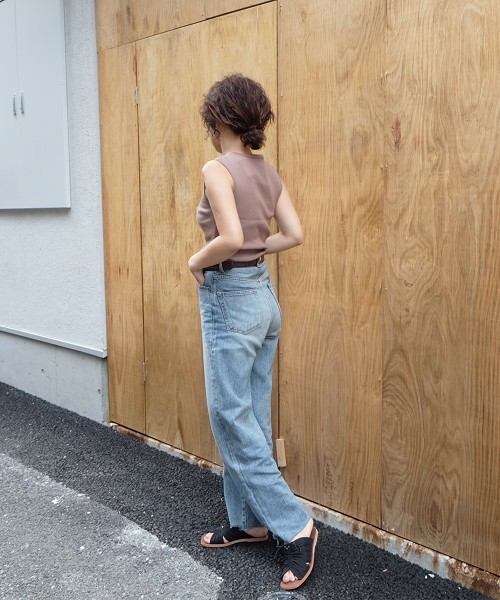 TODAYFUL（トゥデイフル）の「ランダムリブタンクトップ（タンクトップ・レディース・ホワイト/ブラック/グレー/モカ・FREE）」の7枚目の写真