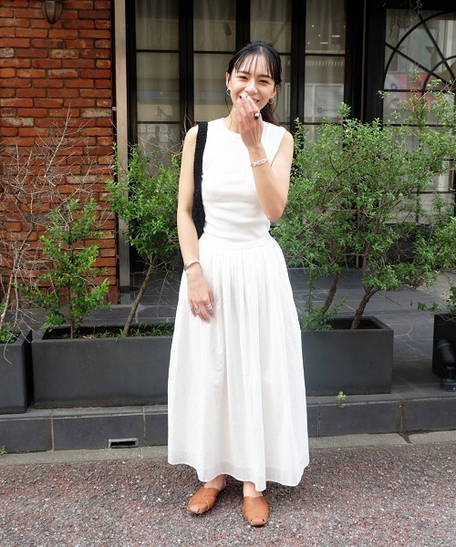 TODAYFUL（トゥデイフル）の「ランダムリブタンクトップ（タンクトップ・レディース・ホワイト/ブラック/グレー/モカ・FREE）」の8枚目の写真