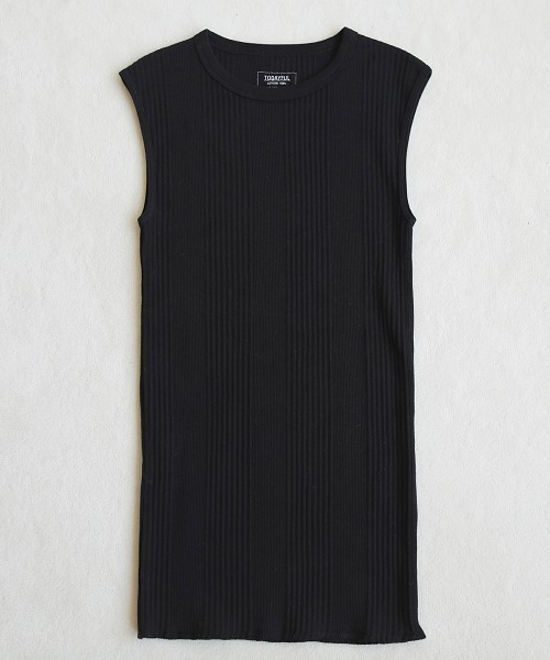 TODAYFUL（トゥデイフル）の「ランダムリブタンクトップ（タンクトップ・レディース・ホワイト/ブラック/グレー/モカ・FREE）」の13枚目の写真