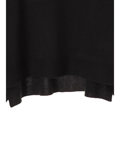 Editt by YECCA VECCA（エディットバイイェッカヴェッカ）の「Ｐ．刺しゅうニットプルオーバー（ニット/セーター・レディース・ブラック/アイボリー・FREE）」の11枚目の写真