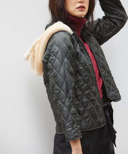 &. NOSTALGIA(アンドドットノスタルジア)の「ライナー付きファーマウンテンパーカー(マウンテンパーカー・レディース・ブラック/カーキ・FREE)」の16枚目の写真