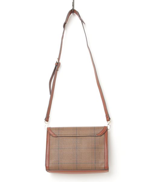 N.(N. Natural Beauty Basic)(エヌエヌナチュラルビューティーベーシック)の「3roomチェックショルダーバッグ(ショルダーバッグ・レディース・グレー系その他/ブラウン系その他・フリ-)」の3枚目の写真