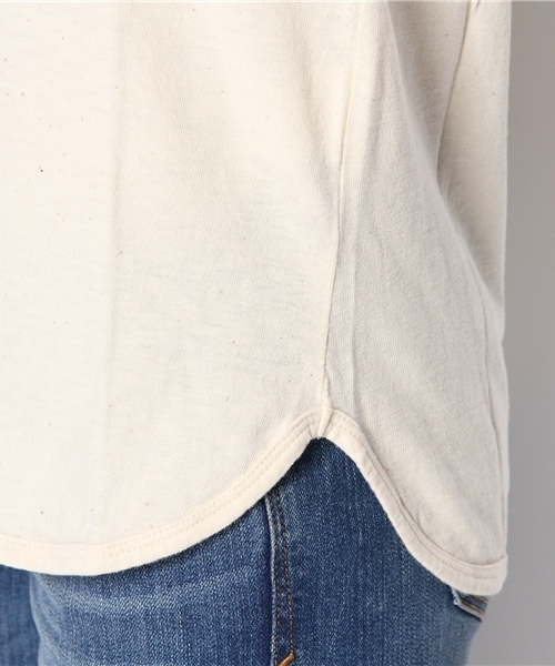 BEAMS BOY(ビームスボーイ)の「□CHESWICK / Baseball ヘンリー7分袖(Tシャツ/カットソー・レディース・ナチュラル/グレー・ONE SIZE)」の8枚目の写真