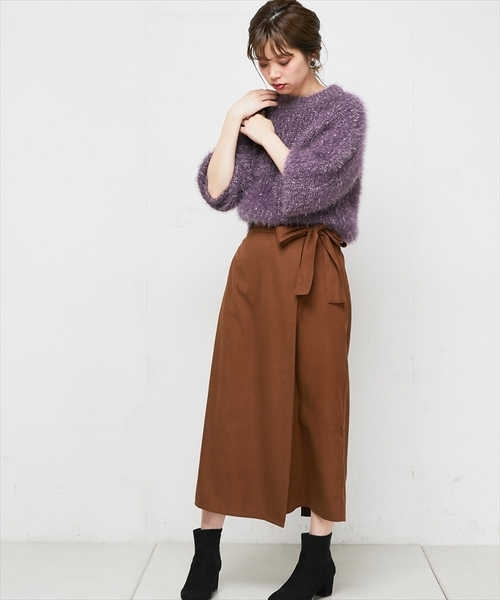 natural couture(ナチュラルクチュール)の「キラキララメニット(ニット/セーター・レディース・ベージュ/パープル/アイボリー/ラベンダー・FREE)」の20枚目の写真