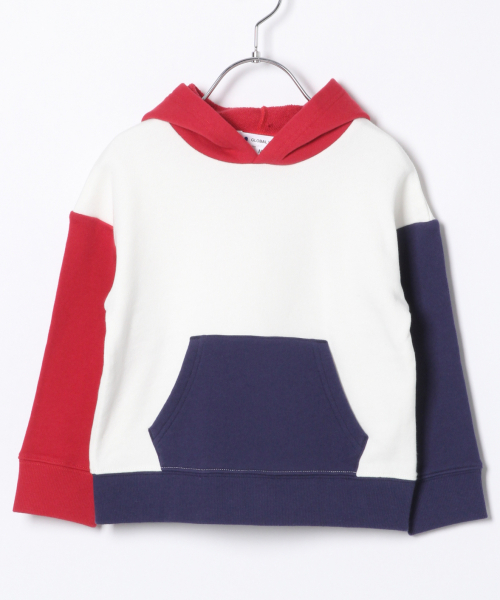 GLOBAL WORK(グローバルワーク)の「【キッズ】キリカエドロップソデPK/821232(パーカー・キッズ・ブラック/レッド/ライトパープル・SMALL/MEDIUM/LARGE/X-LARGE/XX-LARGE)」の1枚目の写真