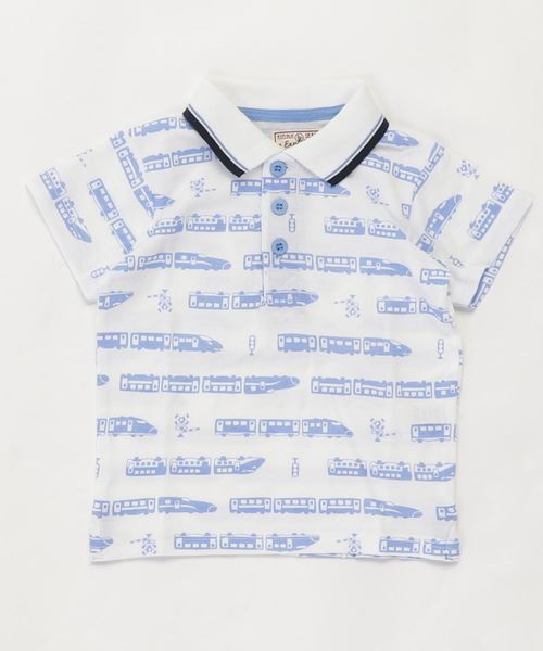 motherways(マザウェイズ)の「ボーイズ 半袖ポロシャツ 全13柄(ポロシャツ)」|ホワイト系その他